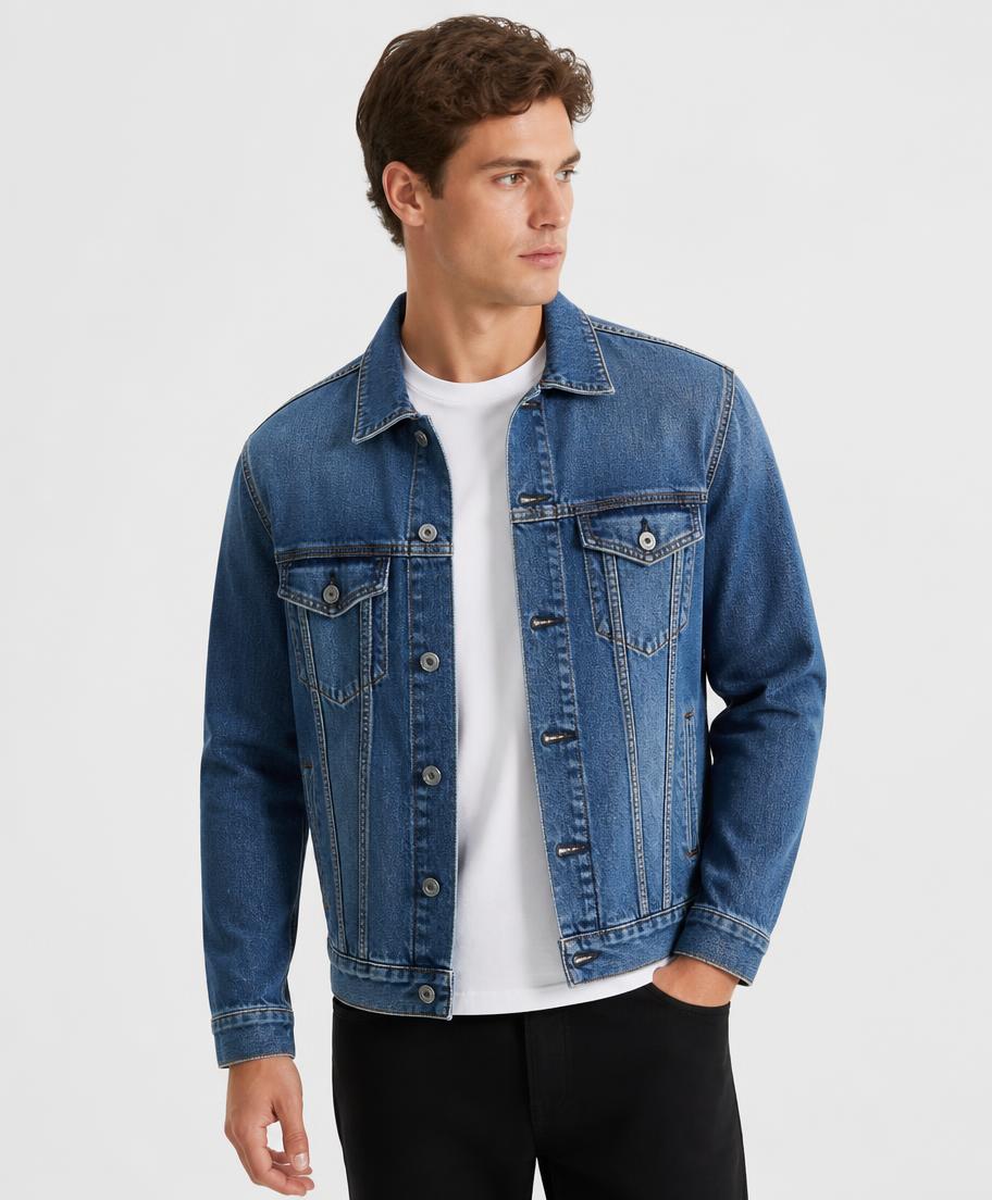 Jaqueta Jeans Masculina