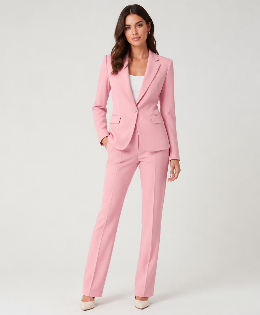 Conjunto Alfaiataria Rosa